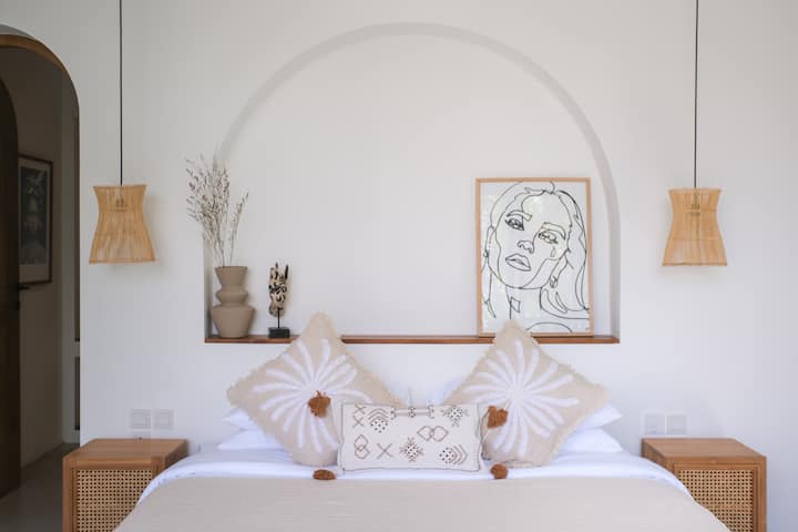 Bedroom 1 with valley views